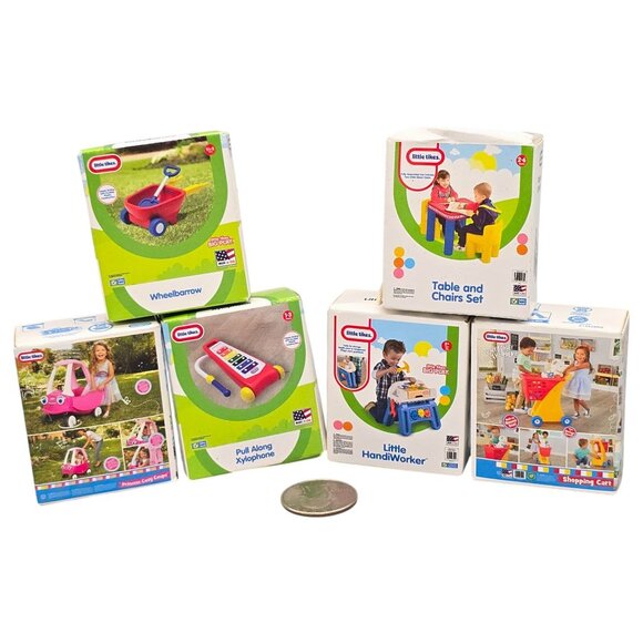 MGA Miniverse Little Tikes Mini Miniature Retro Toys Series 2 Set Of 6 Dollhouse - Picture 1 of 12